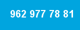 962 977 78 81 962 977 78 81